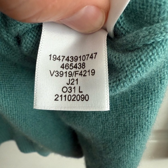 Lands End 100% Cashmere Men’s Half Zip Sweater-Size Large 42-44 Quiet Luxury - Picture 9 of 14